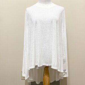 Lululemon Dare To Drape Long Sleeve Top White